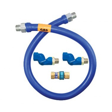 16100BPQ2S60 -  1" Connection, For Stationary Equipment Safety System Moveable Gas Connector Hose Assembly