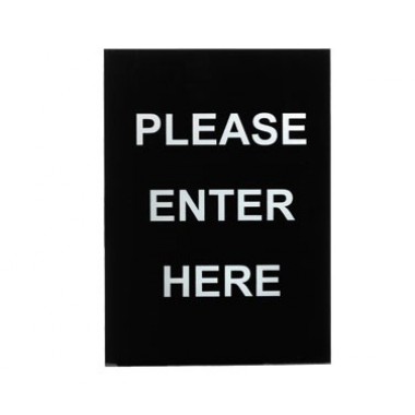 SGN-801- Enter Here Sign