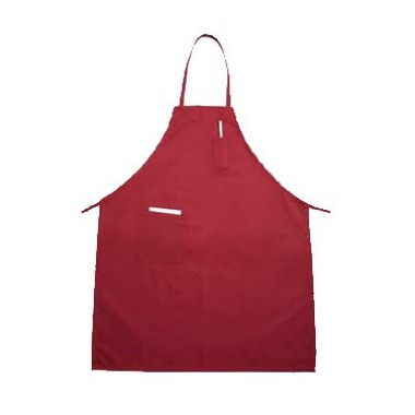 BA-PRD- 33" x 26" Bib Apron Red