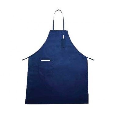 BA-PBL- 33" X 26" Bib Apron Blue