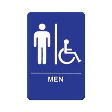 SGN-652B- "MEN/Accessible" Sign
