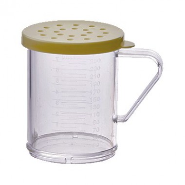 PDG-10Y- 10 Oz Shaker Yellow Lid