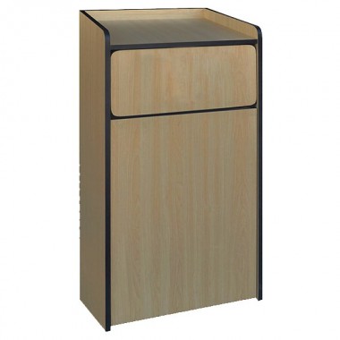 WR-35- 35 Gal Waste Receptacle Natural