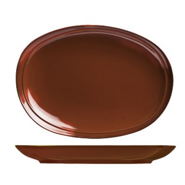 922229727- 13" x 9" Platter Brown