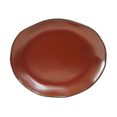 GAR-023- 13" x 11" Platter Red