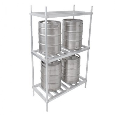 ALKR-2042-X Keg Rack 3 Shelf