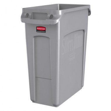 1971258- Slim Jim Container 16 Gal Grey