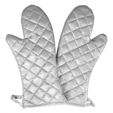 CLOMS26SL-1- Oven/Freezer Mitt 16" Silver