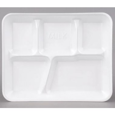 10500- Serving Tray 5 Comp White
