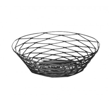 BK17508- Basket 8" x 2" Black