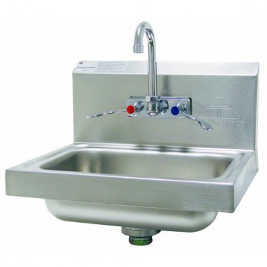 7-PS-68- Hand Sink W/Skirt & Splash 14" x 10" x 5"