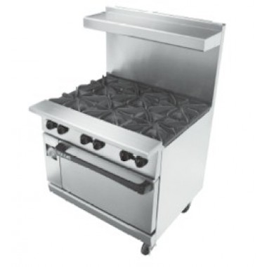 36S-6BN W/ Casters- 36" Endurance Restaurant Range