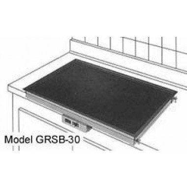GRSB-36-I - Glo-Ray Drop-In heated Shelf w/ Recessed Top