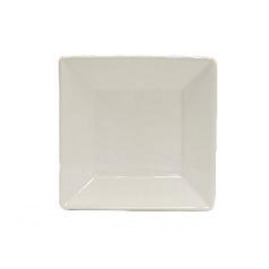 BEH-073B- 7-3/8" Plate Square Eggshell