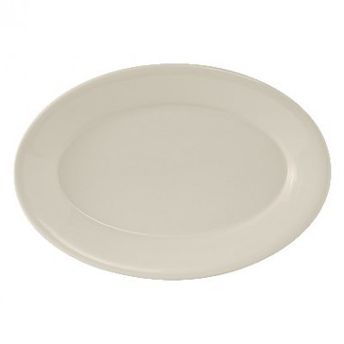 TRE-912- 11" x 7" Platter Eggshell