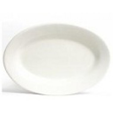 White Platter 7" x 4-5/8"