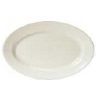 White Platter 13-1/2" x 9"