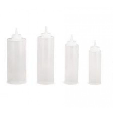 124C-1- 24 Oz Squeeze Bottle Clear