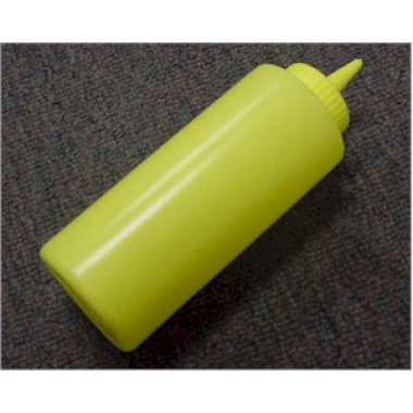 2812-08 - 12 Oz Yellow Color Mate Squeeze Bottle Dispenser