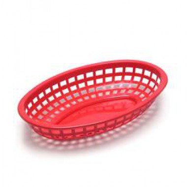 1074R- 9" x 6" Basket Red