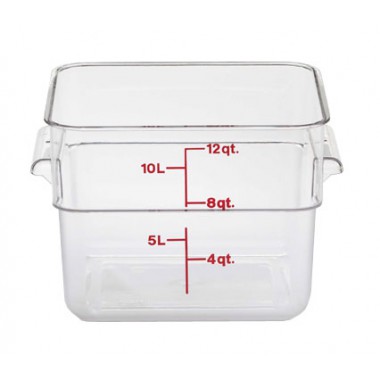 12SFSCW135- 12 Qt Container Square