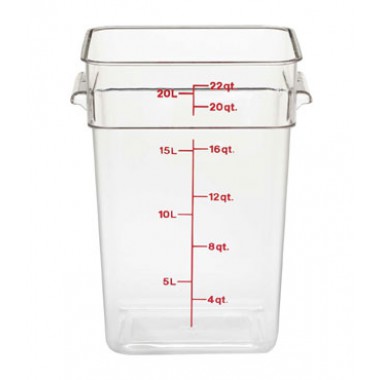 22SFSCW135- 22 Qt Container Square