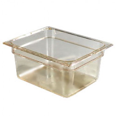 1042213 - 1/2 Size Amber Top Notch® Food Storage Container
