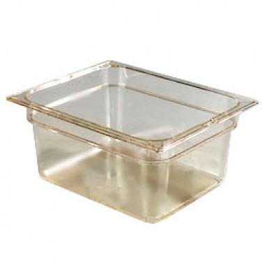1042213 - 1/2 Size Amber Top Notch? Food Storage Container