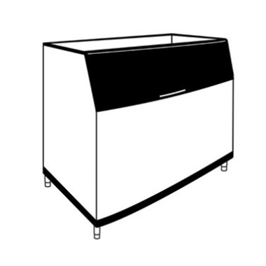 D970- Ice Bin 882 Lb