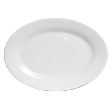ALH-136- 14" x 10" Platter White