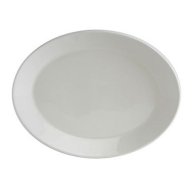 AMU-021- 11" x 8" Platter White
