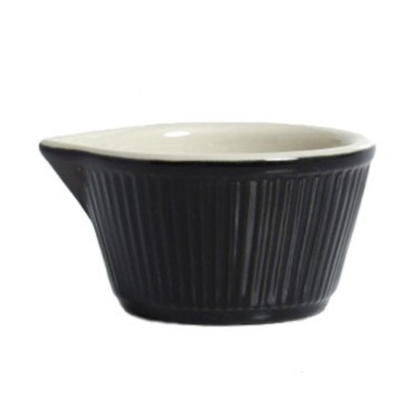 B4X-0408- 4 Oz Ramekin Black