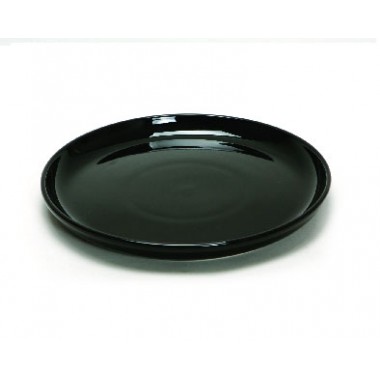 BBA-1315- 13-1/8" Serving Plate Black