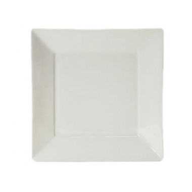 BEH-0845- 8-1/2" Plate Square Eggshell
