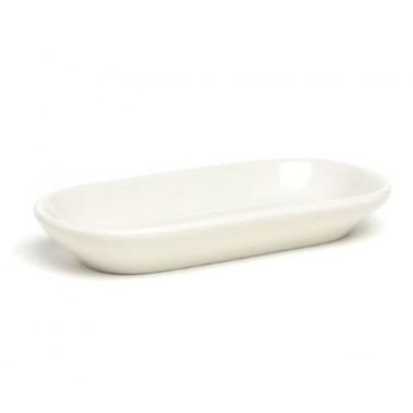 BEZ-0761- 8" x 3" Relish Tray Eggshell