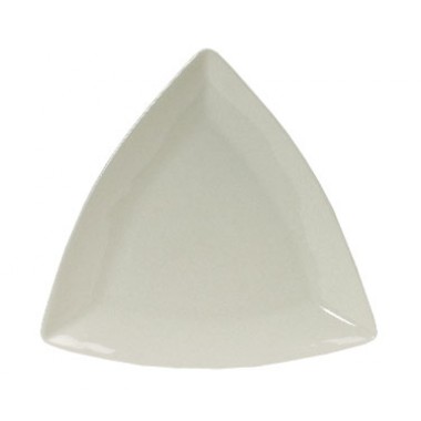 BEZ-1108- 11" Plate Triangular Eggshell