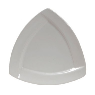 BWZ-102J- 10-1/8" Plate Triangle White