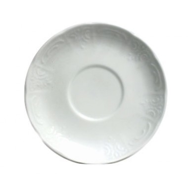 CHE-044- 4-1/2" Saucer White