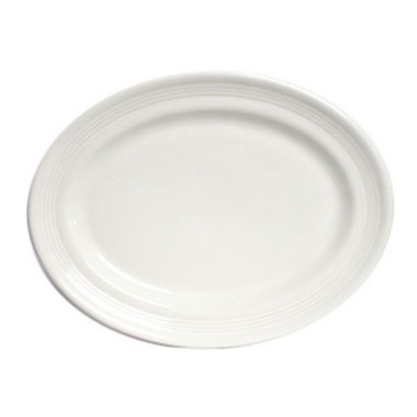 CWH-096- 10" x 6" Platter White
