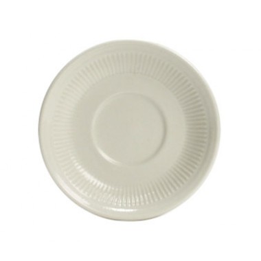 HEE-054- 5-1/2" Saucer Eggshell