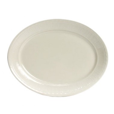 HEH-131- 13" x 10" Platter Eggshell