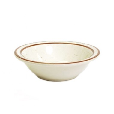 TBS-011- 3-1/2 Oz Fruit Dish Brown Speckle