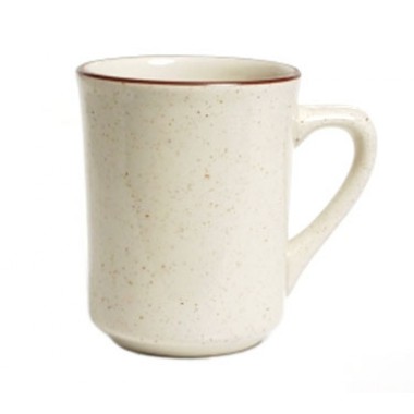 TBS-017- 8 Oz Mug Brown Speckle