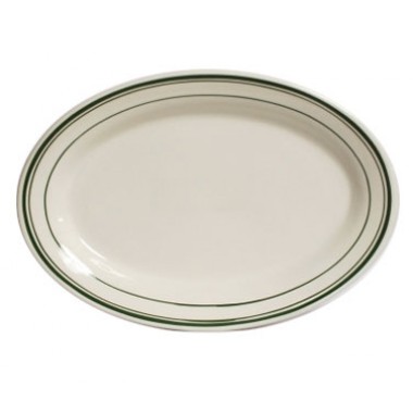 TGB-012- 10" x 7" Platter Green Band