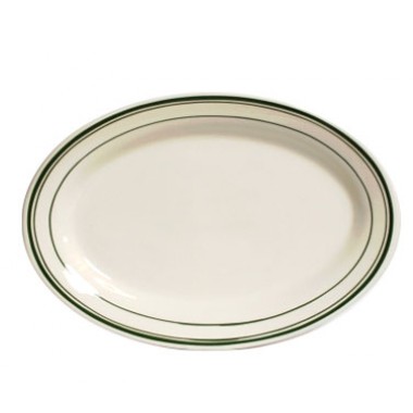 TGB-039- 13" x 9" Platter Green Band