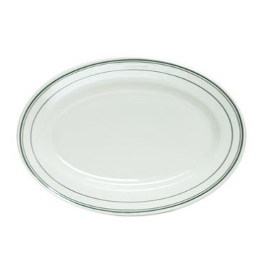 TGB-042- 16" x 11" Platter Green Band