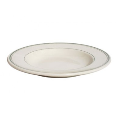 TGB-125- 26 Oz Pasta Bowl Green Band