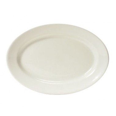 TRE-049- 15" x 10" Platter Eggshell