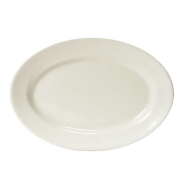 TRE-043- 14" x 10" Platter Eggshell