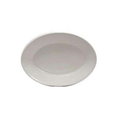 TRE-934- 9" x 7" Platter Eggshell